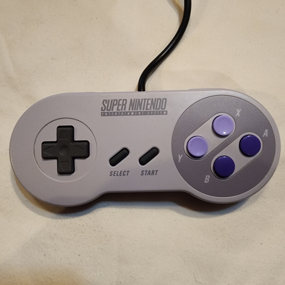 New Authentic Super Nintendo SNES original OEM Controller and box SNS-005 - Picture 4 of 6